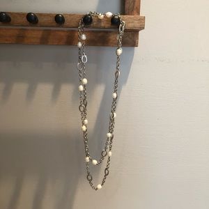 Pearl chain necklace